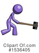 Purple Design Mascot Clipart #1536405 by Leo Blanchette