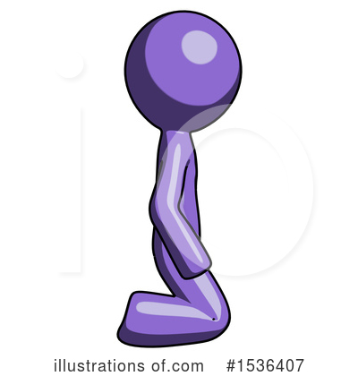 Royalty-Free (RF) Purple Design Mascot Clipart Illustration by Leo Blanchette - Stock Sample #1536407