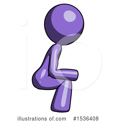 Royalty-Free (RF) Purple Design Mascot Clipart Illustration by Leo Blanchette - Stock Sample #1536408