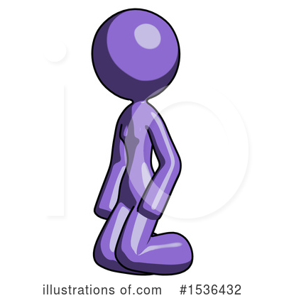 Royalty-Free (RF) Purple Design Mascot Clipart Illustration by Leo Blanchette - Stock Sample #1536432