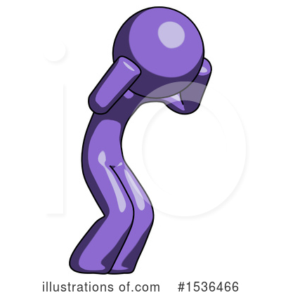 Royalty-Free (RF) Purple Design Mascot Clipart Illustration by Leo Blanchette - Stock Sample #1536466