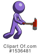 Purple Design Mascot Clipart #1536481 by Leo Blanchette