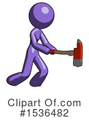Purple Design Mascot Clipart #1536482 by Leo Blanchette