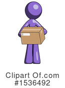 Purple Design Mascot Clipart #1536492 by Leo Blanchette