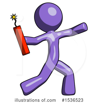 Royalty-Free (RF) Purple Design Mascot Clipart Illustration by Leo Blanchette - Stock Sample #1536523