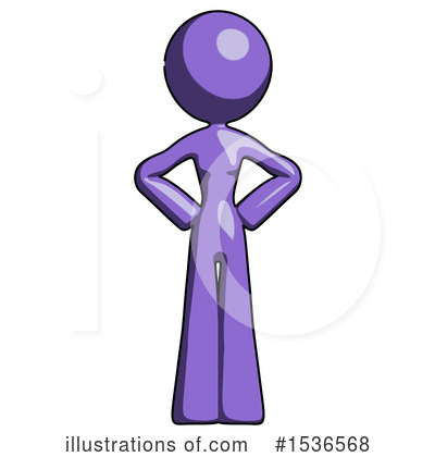Royalty-Free (RF) Purple Design Mascot Clipart Illustration by Leo Blanchette - Stock Sample #1536568
