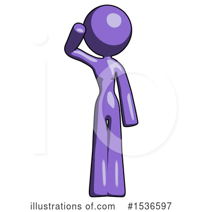 Royalty-Free (RF) Purple Design Mascot Clipart Illustration by Leo Blanchette - Stock Sample #1536597