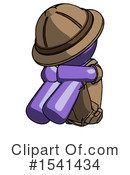 Purple Design Mascot Clipart #1541434 by Leo Blanchette