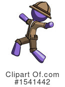 Purple Design Mascot Clipart #1541442 by Leo Blanchette