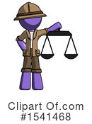 Purple Design Mascot Clipart #1541468 by Leo Blanchette
