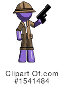 Purple Design Mascot Clipart #1541484 by Leo Blanchette