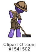 Purple Design Mascot Clipart #1541502 by Leo Blanchette