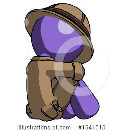 Royalty-Free (RF) Purple Design Mascot Clipart Illustration by Leo Blanchette - Stock Sample #1541515