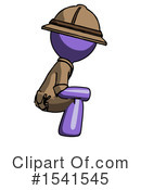 Purple Design Mascot Clipart #1541545 by Leo Blanchette