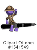 Purple Design Mascot Clipart #1541549 by Leo Blanchette