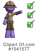 Purple Design Mascot Clipart #1541577 by Leo Blanchette
