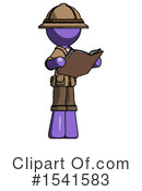 Purple Design Mascot Clipart #1541583 by Leo Blanchette