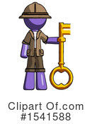 Purple Design Mascot Clipart #1541588 by Leo Blanchette