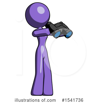 Royalty-Free (RF) Purple Design Mascot Clipart Illustration by Leo Blanchette - Stock Sample #1541736