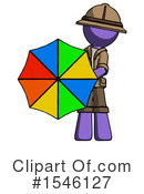 Purple Design Mascot Clipart #1546127 by Leo Blanchette