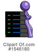 Purple Design Mascot Clipart #1546180 by Leo Blanchette