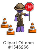 Purple Design Mascot Clipart #1546266 by Leo Blanchette