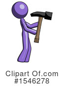 Purple Design Mascot Clipart #1546278 by Leo Blanchette