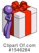 Purple Design Mascot Clipart #1546284 by Leo Blanchette
