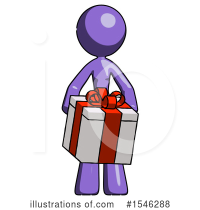 Royalty-Free (RF) Purple Design Mascot Clipart Illustration by Leo Blanchette - Stock Sample #1546288