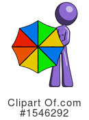 Purple Design Mascot Clipart #1546292 by Leo Blanchette