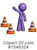 Purple Design Mascot Clipart #1546324 by Leo Blanchette