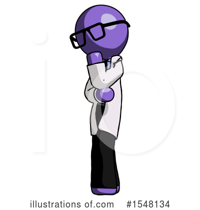 Royalty-Free (RF) Purple Design Mascot Clipart Illustration by Leo Blanchette - Stock Sample #1548134