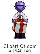 Purple Design Mascot Clipart #1548140 by Leo Blanchette