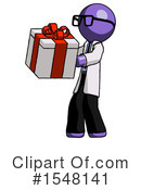Purple Design Mascot Clipart #1548141 by Leo Blanchette