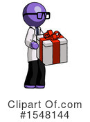 Purple Design Mascot Clipart #1548144 by Leo Blanchette