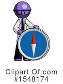 Purple Design Mascot Clipart #1548174 by Leo Blanchette