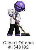 Purple Design Mascot Clipart #1548192 by Leo Blanchette