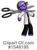 Purple Design Mascot Clipart #1548195 by Leo Blanchette