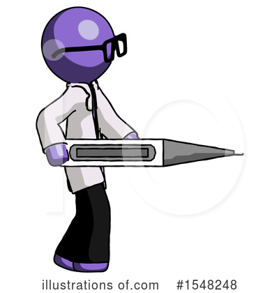 Royalty-Free (RF) Purple Design Mascot Clipart Illustration by Leo Blanchette - Stock Sample #1548248