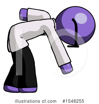 Royalty-Free (RF) Purple Design Mascot Clipart Illustration by Leo Blanchette - Stock Sample #1548255