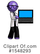 Purple Design Mascot Clipart #1548293 by Leo Blanchette
