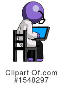 Purple Design Mascot Clipart #1548297 by Leo Blanchette