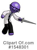 Purple Design Mascot Clipart #1548301 by Leo Blanchette