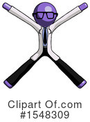 Purple Design Mascot Clipart #1548309 by Leo Blanchette