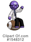 Purple Design Mascot Clipart #1548312 by Leo Blanchette