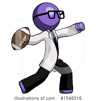 Royalty-Free (RF) Purple Design Mascot Clipart Illustration by Leo Blanchette - Stock Sample #1548316