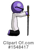 Purple Design Mascot Clipart #1548417 by Leo Blanchette