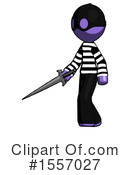 Purple Design Mascot Clipart #1557027 by Leo Blanchette