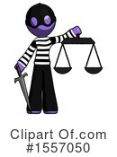 Purple Design Mascot Clipart #1557050 by Leo Blanchette