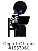 Purple Design Mascot Clipart #1557060 by Leo Blanchette